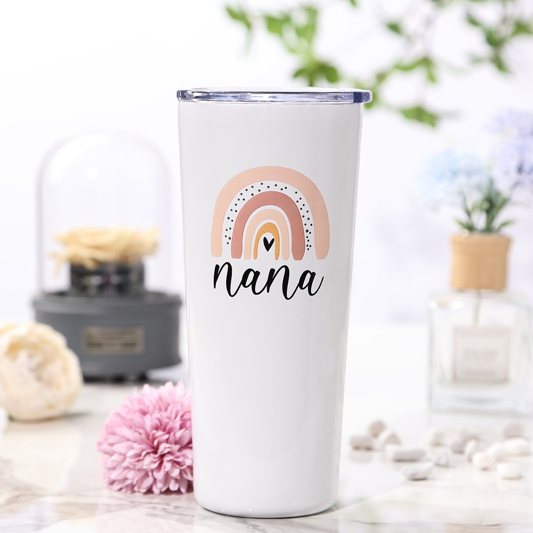 Nana Tumbler - 22oz - Nana Cup - Best Nana Gifts for Christmas,Birthday, Mothers Day - Nana Coffee Tumbler - Nana Mug - New Nana Gifts - Nana Gifts from Grandkids, Grandchildren