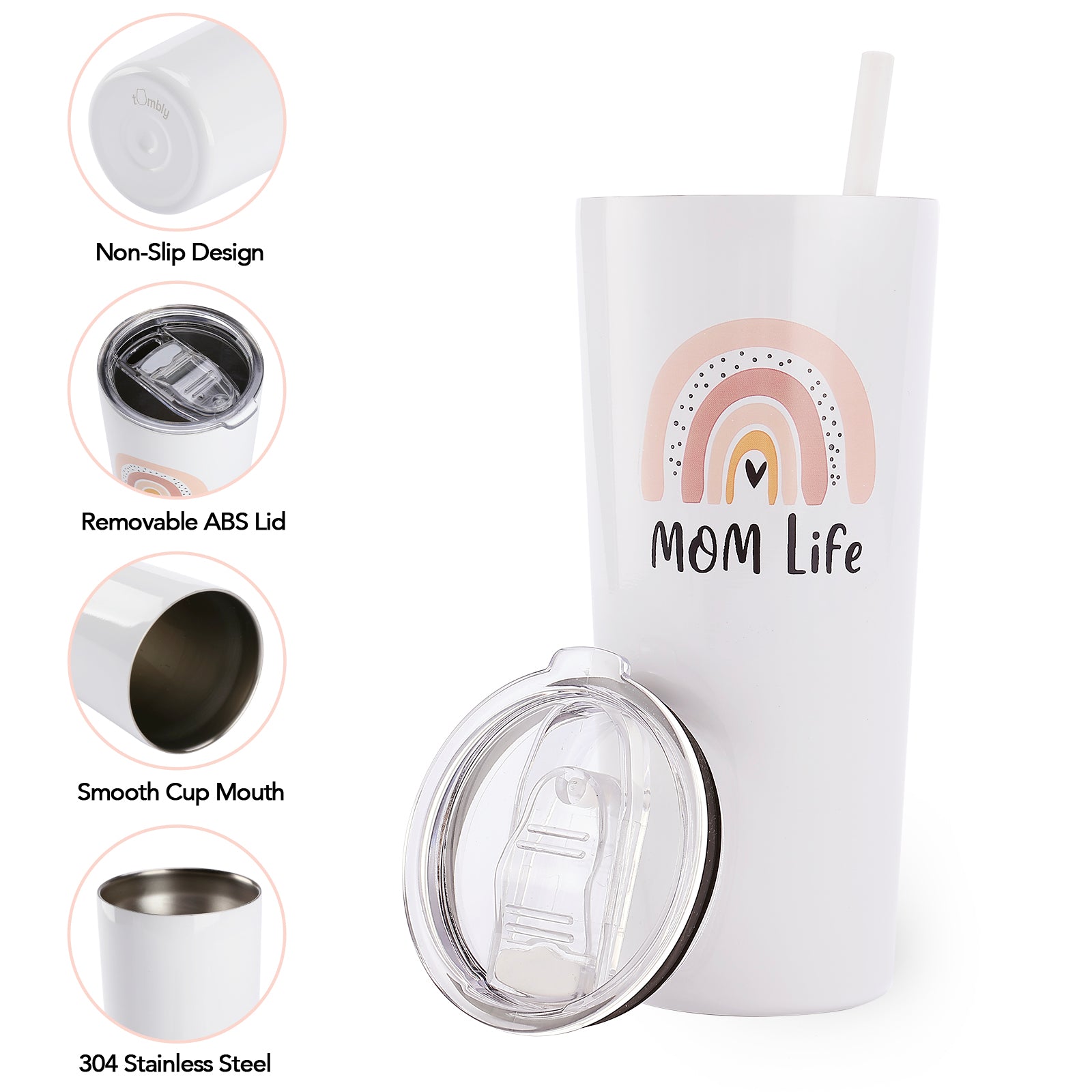 LIERIE8888 Mom Tumbler With Straw, Best Mom Ever Gifts Mom Life Tumbler,  Mama Tumbler with Lid and S…See more LIERIE8888 Mom Tumbler With Straw,  Best
